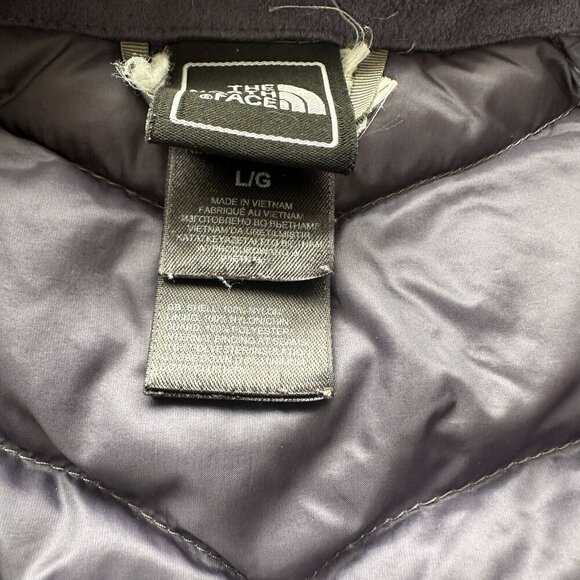 The North Face Summit Series Jacket Womens LG Gray 800 Fill Goose Down Pertex - Picture 10 of 12